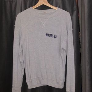 Oversized gray sweater